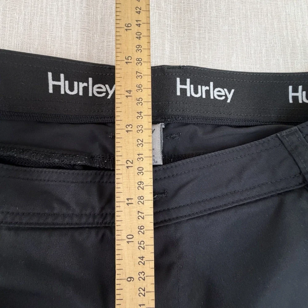 Hurley Jet Set Tech Men's Pants Size‎ 40x29 Black Stretch